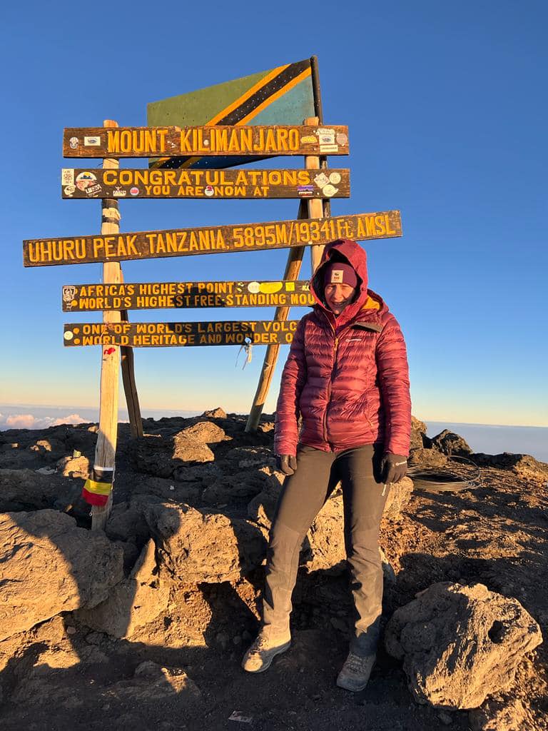 Sophie Tunnah Climbs & Summits Killimanjaro